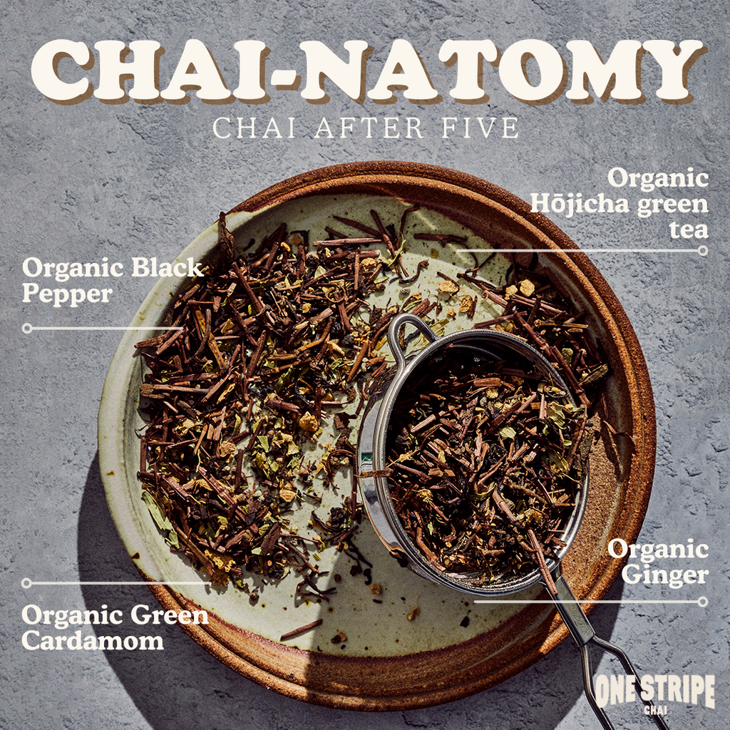 Chai After Five - Low Caff Chai Blend - 20 Servings