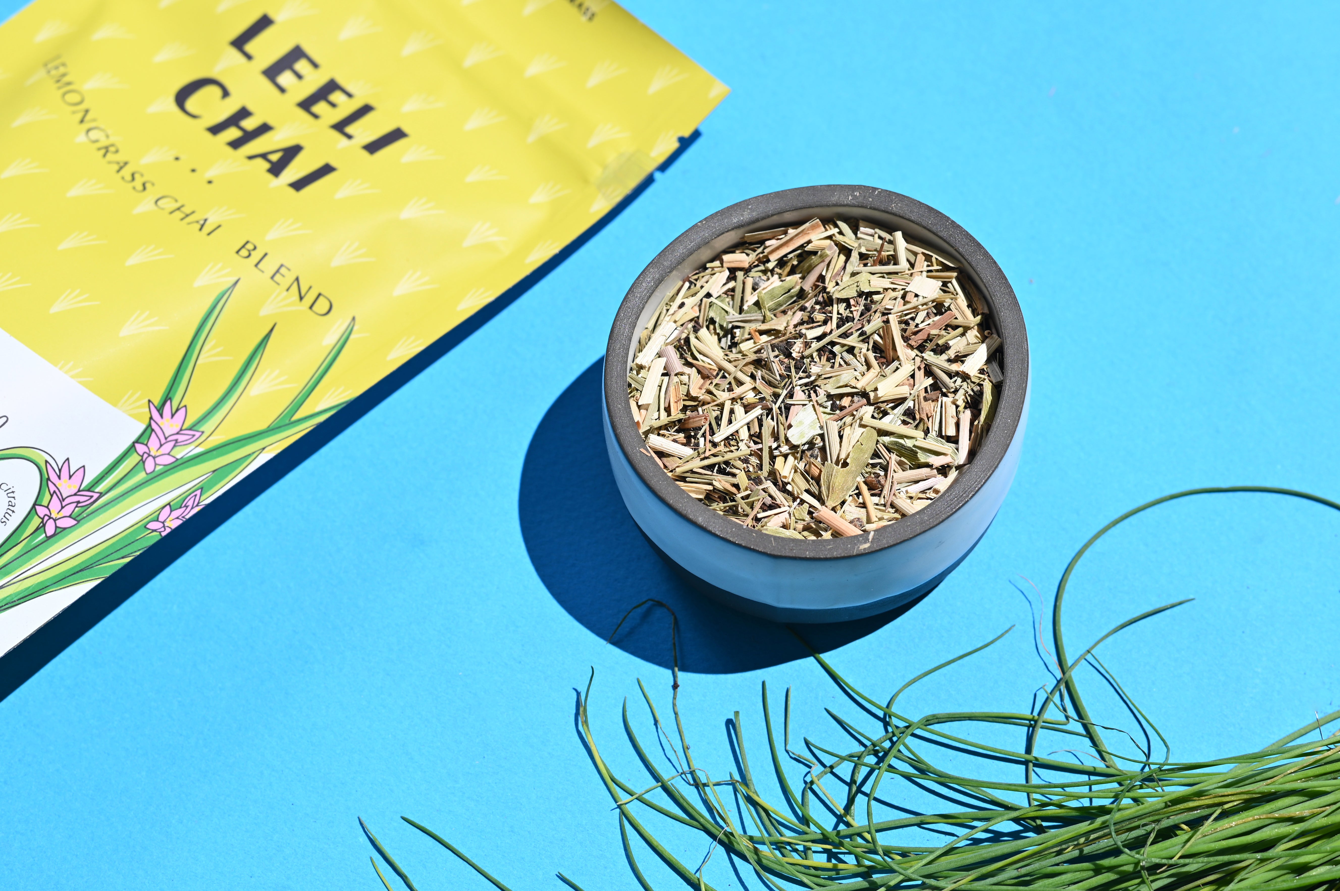 Lemongrass Chai Blend - Leeli Chai | One Stripe Chai
