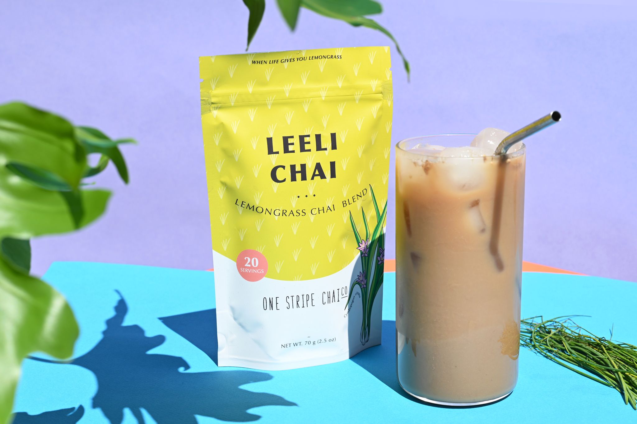 Lemongrass Chai Blend - Leeli Chai | One Stripe Chai